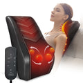 & Massager with Heat — 3D Deep-Kneading Shiatsu Pillow, Black — Home Use & Gift for Mom & Dad