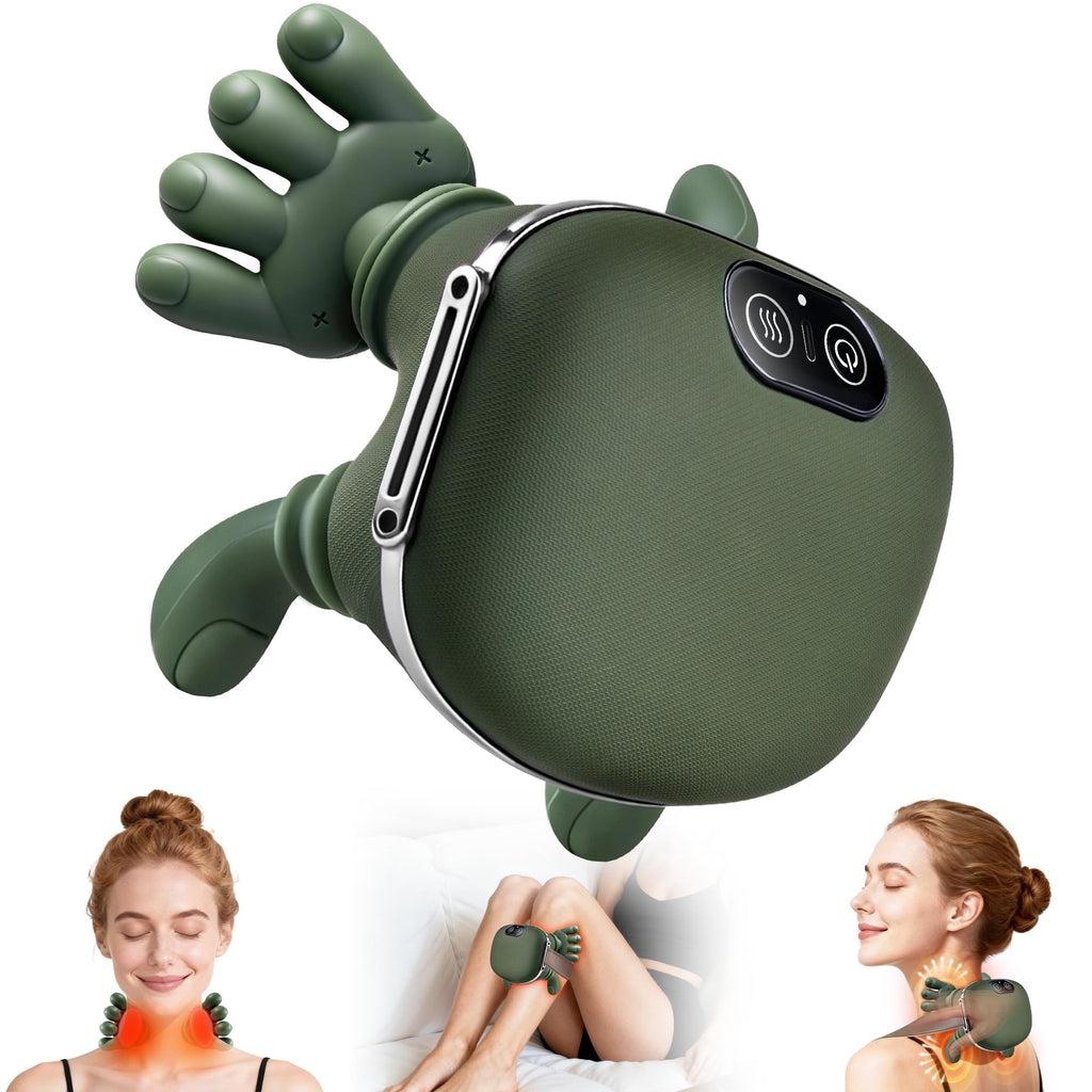 with Heat for Pain Relief deep Tissue,Shoulder & Back ,masajeador de espalda y Cuello shiatsu and Back