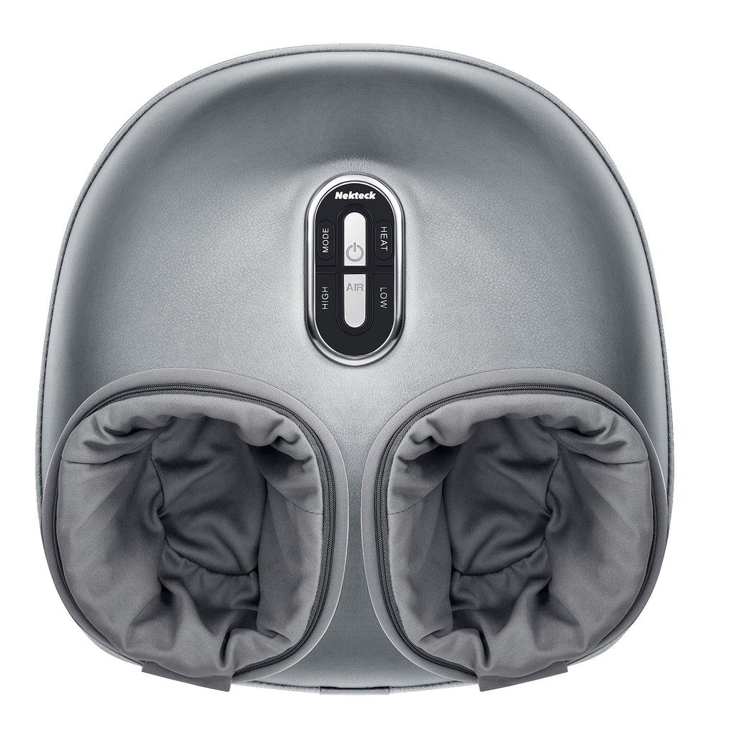 Massager Machine with Soothing Heat, Deep Kneading Therapy (Sliver)