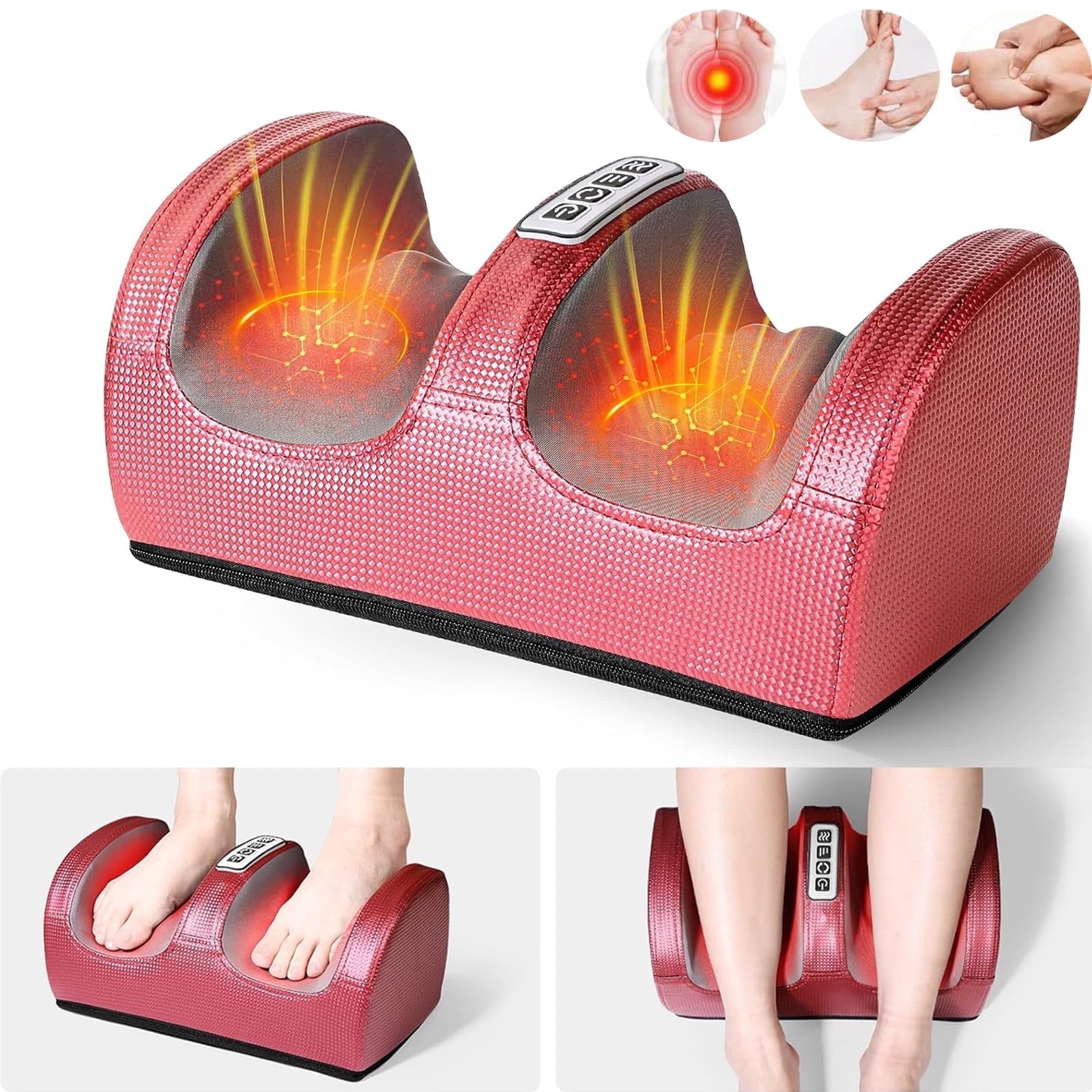 Massager with Heat, and Calf Massager with Massage Roller Chronic Nerve Pain Therapy Spa for Leg Calf Ankle, Gifts fo...