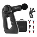 Pro Neck and Back Massager, Handheld Percussion Massage Gun with Multiple Angles, Speeds and Attachments