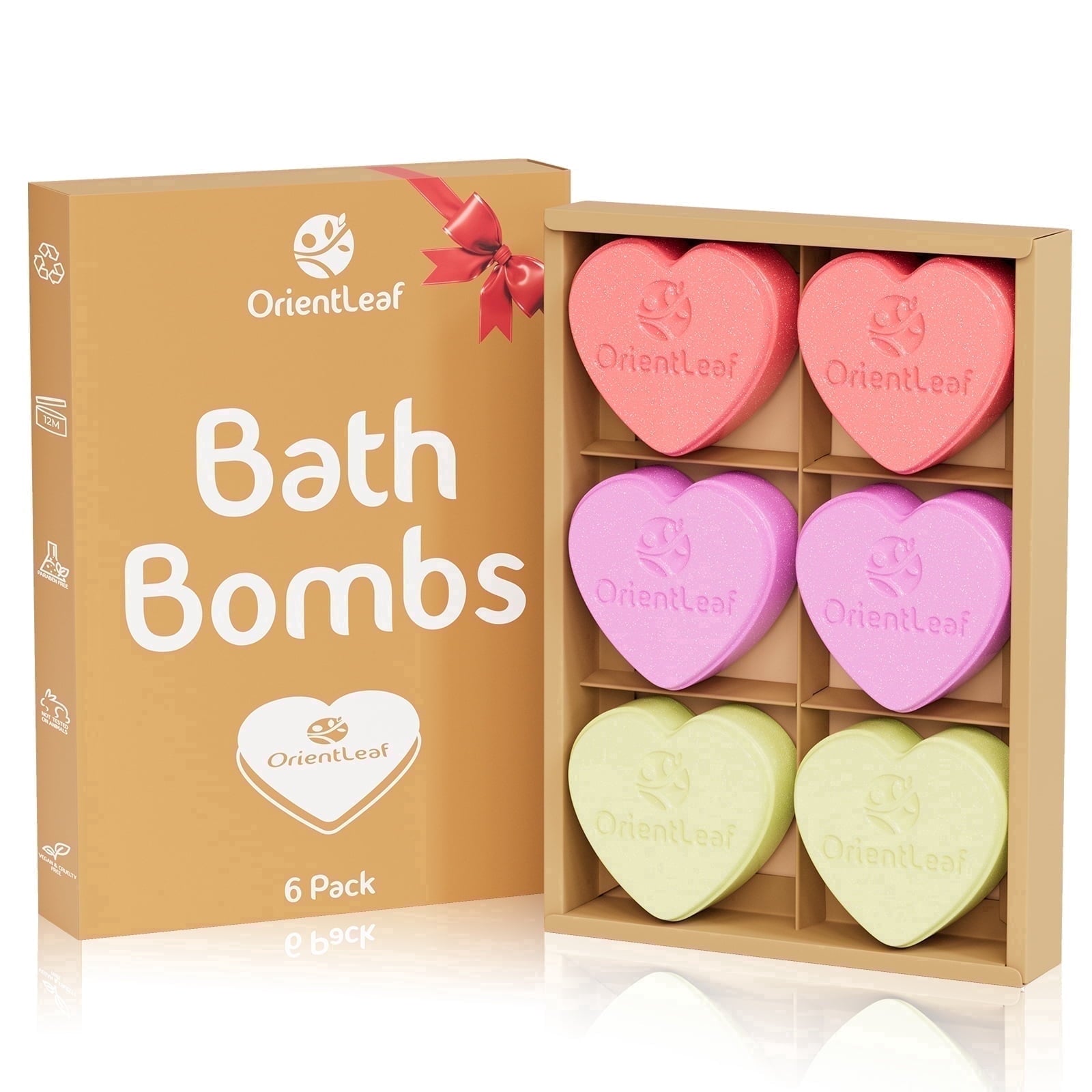 Gift Set – Heart-Shaped Floral Scent , Relaxing Aromatherapy & Vegan Self-Care, Perfect Mother’s Day Gift for Mom or ...