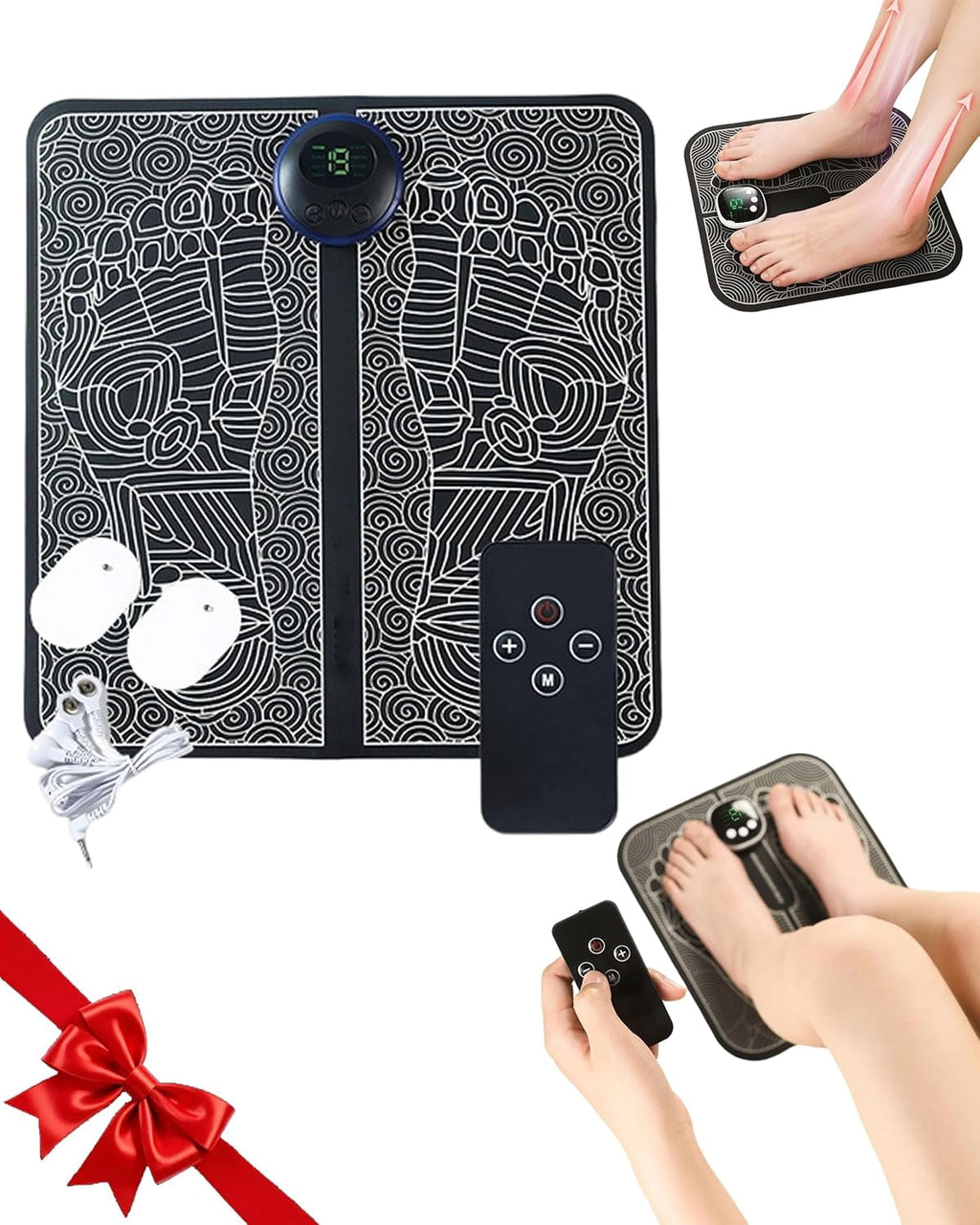 Massager for Everyday Comfort, 8 Massage Modes, 19 Intensity Levels, Smart Auto Power-Off, Remote Control, USB Rechar...