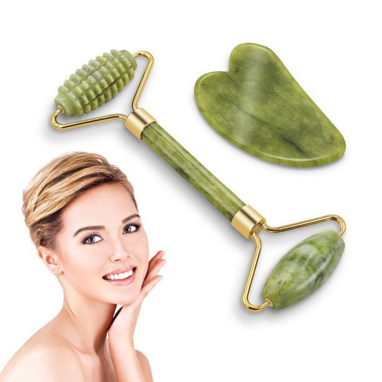 Sha Set for Face Roller Massage,Skin Care Tool for Wrinkles&Eye Puffiness Removal