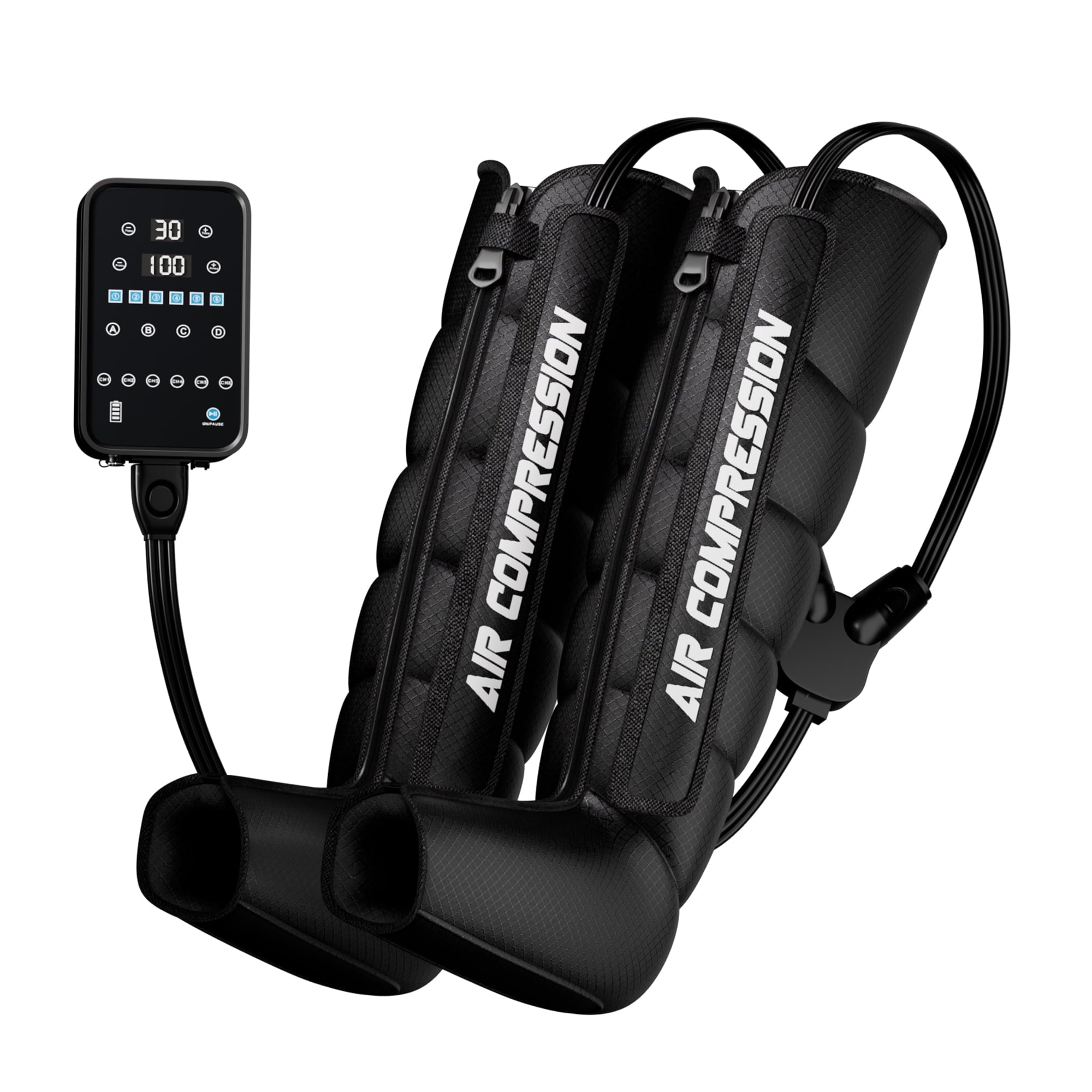 Professional Leg Recovery System, Cordless Air Compression Boots with Sequential Compression, Leg and Foot Massager, ...