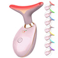 7 Color Face and Neck Massager Light Therapy, Red Light Based Facial Massager for Skin Care, Firming, Smoothing.