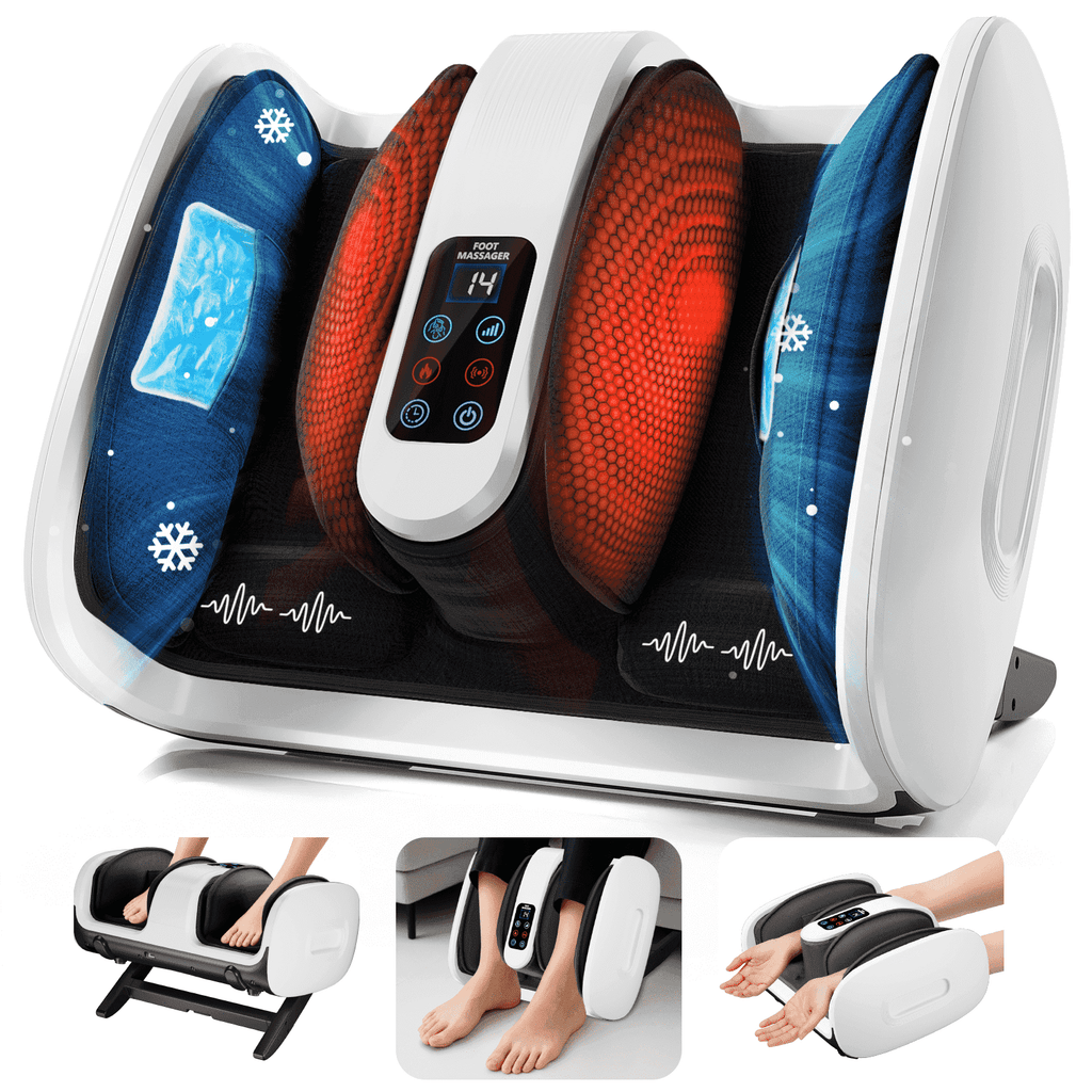 Massager with Heat & Ice Therapy, Eligible, Suitable for Multiple Occasions, Perfect Gift Choice, White