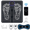 Massager Muscle Relaxation Electric Massager Mat Pad for Neuropathy Stimulator Feet Circulation Pain Relief,Plantar F...