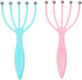 Portable Hand Held Head for Relaxation Home Office Travel Fathers Day Mothers Day Gifts Pink + Blue (2-Pack)