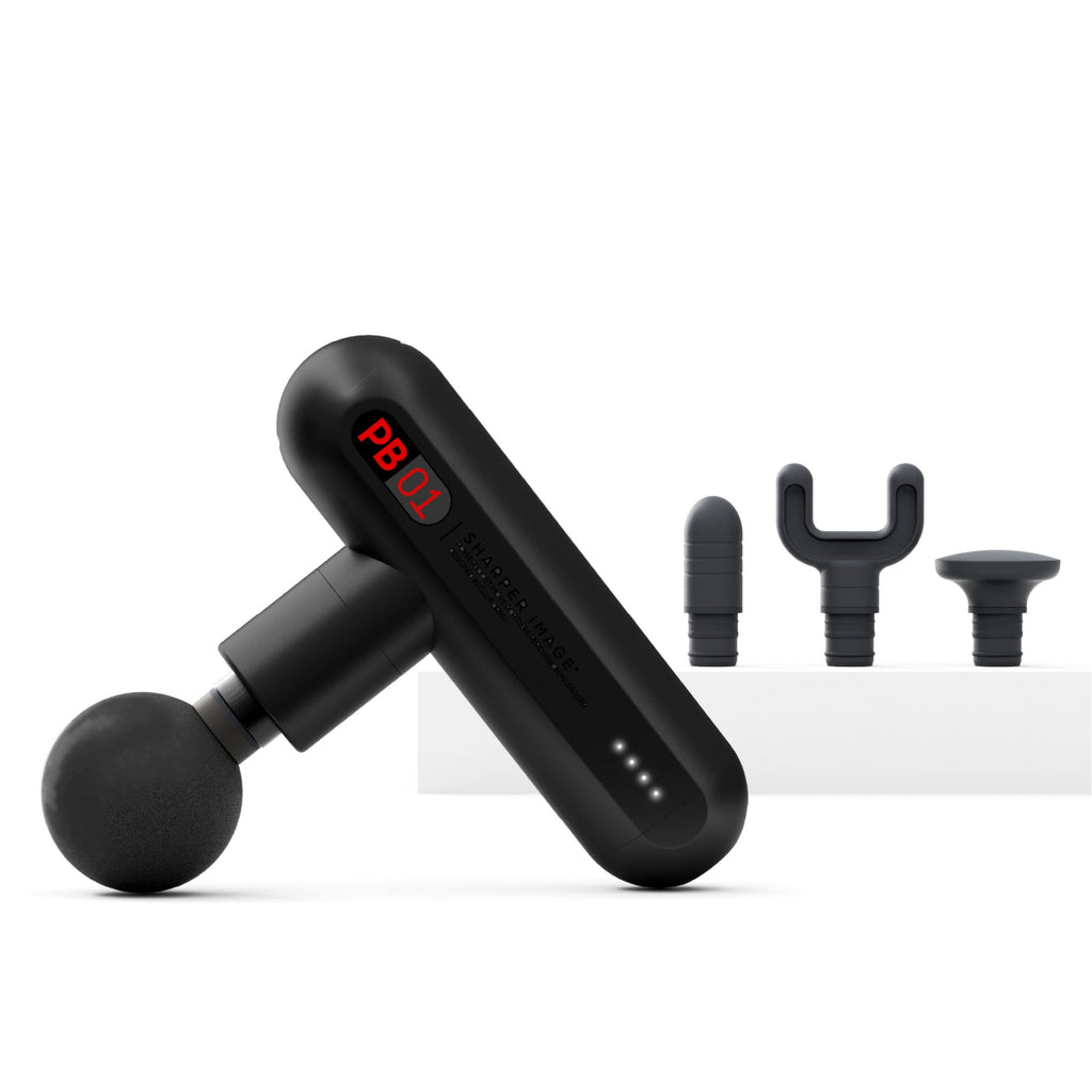 Move Deep Tissue Portable Percussion Massager, Massage Gun w/ 4 Attachments, Whisper Quiet Operation, Variable Streng...