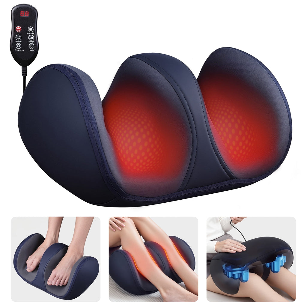Massager Machine with Heat, and Calf Massager for Plantar Fasciitis, neuropathy,Pain Relief, Gifts for Women & Men