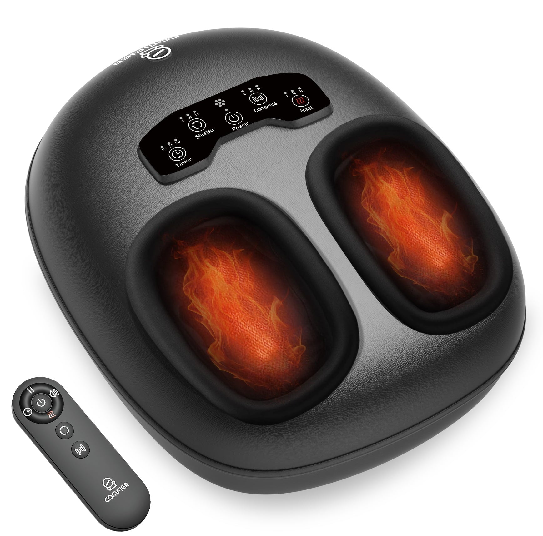 with Heat, Feet Massage Machine for Neuropathy Plantar Fasciitis, Size 14