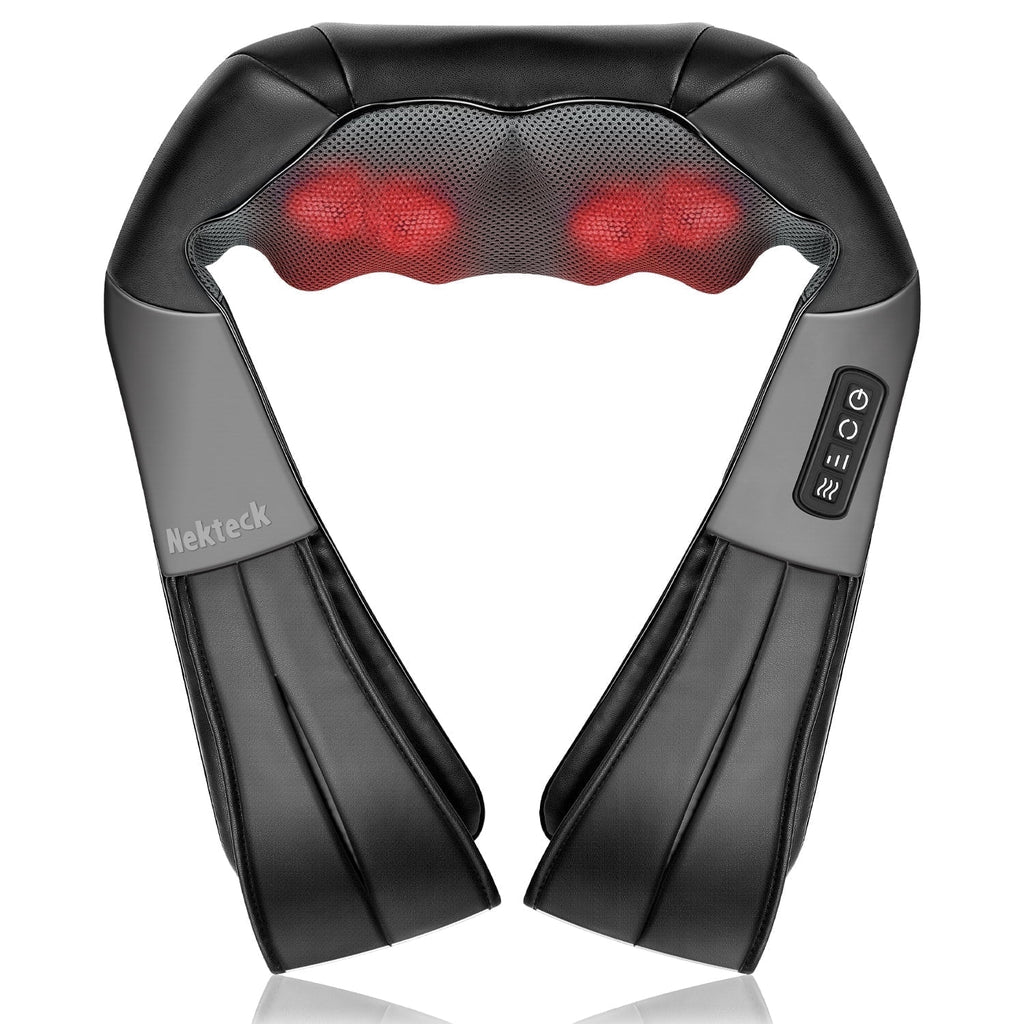 and Back Massager with Soothing Heat, Electric Deep Tissue 3D Kneading Massage Pillow for Shoulder, Leg, Body Muscle ...