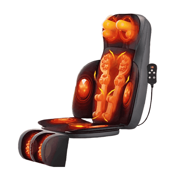 & Back Massager with Heat | Full-Body Relaxation Pad