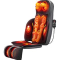 & Back Massager with Heat, 3D Kneading Full Body Massage Mat, Foldable Massager for Home Office Gym