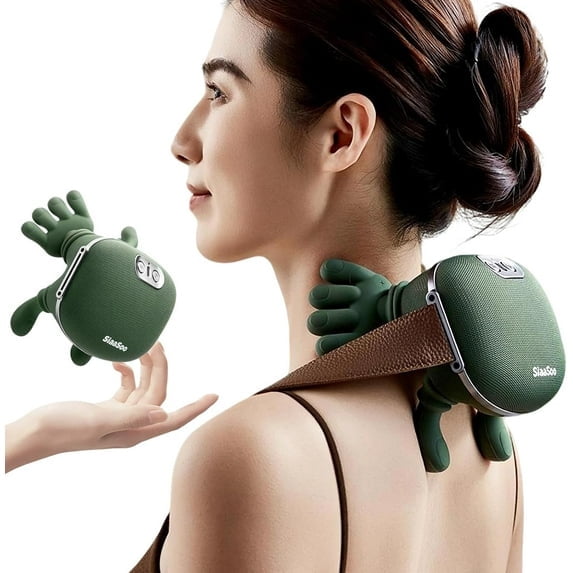 2025, with Heat Electric Shoulder & Cervical Massage for Pain Relief deep Tissue Massage Heated for , Back, Shoulder-...