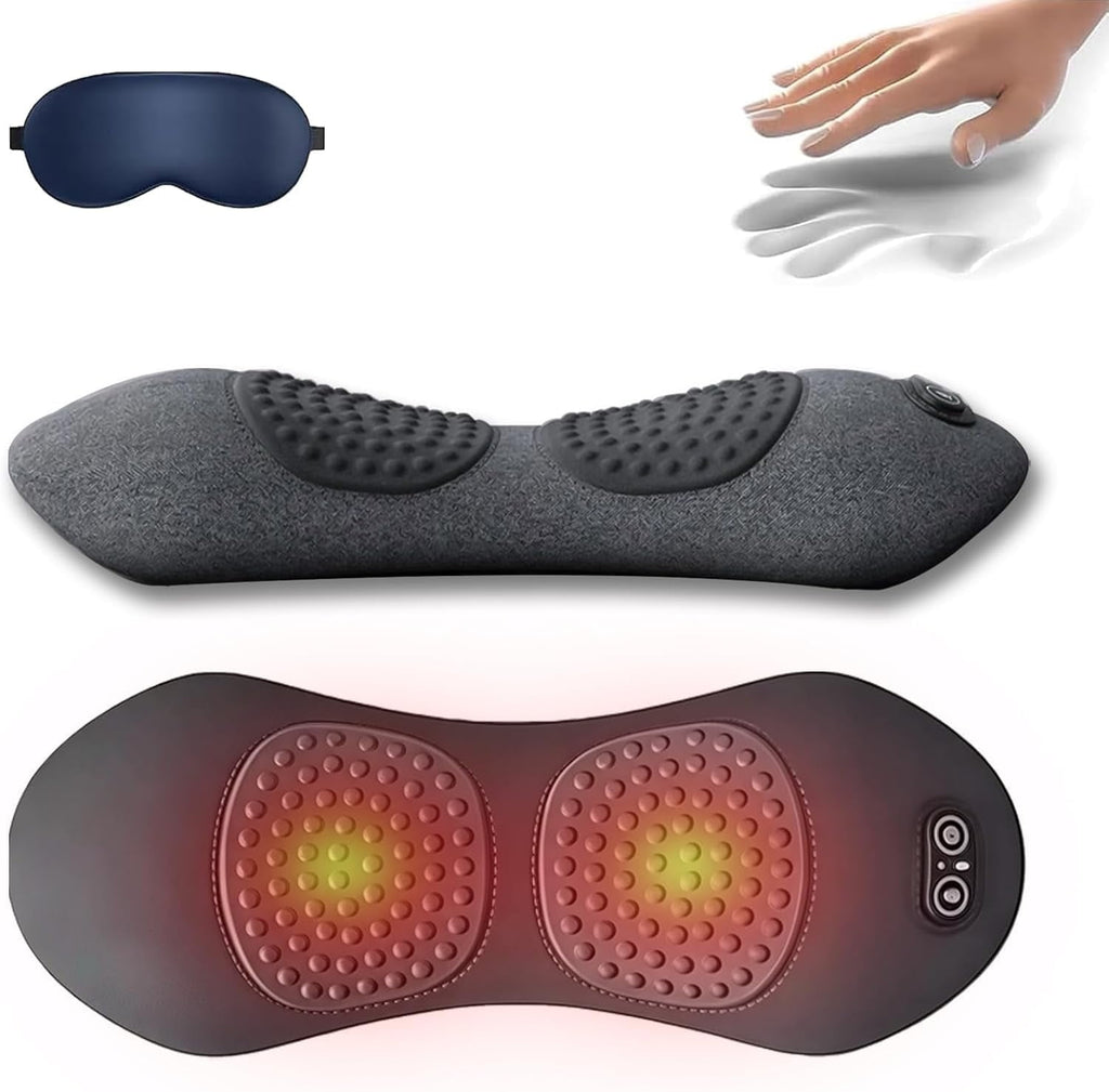 Fusion Back Massager, Soothe 3 in 1 Back Massager for Sciatica, Neck Massagers Pillow, Three-Speed Constant Temperatu...