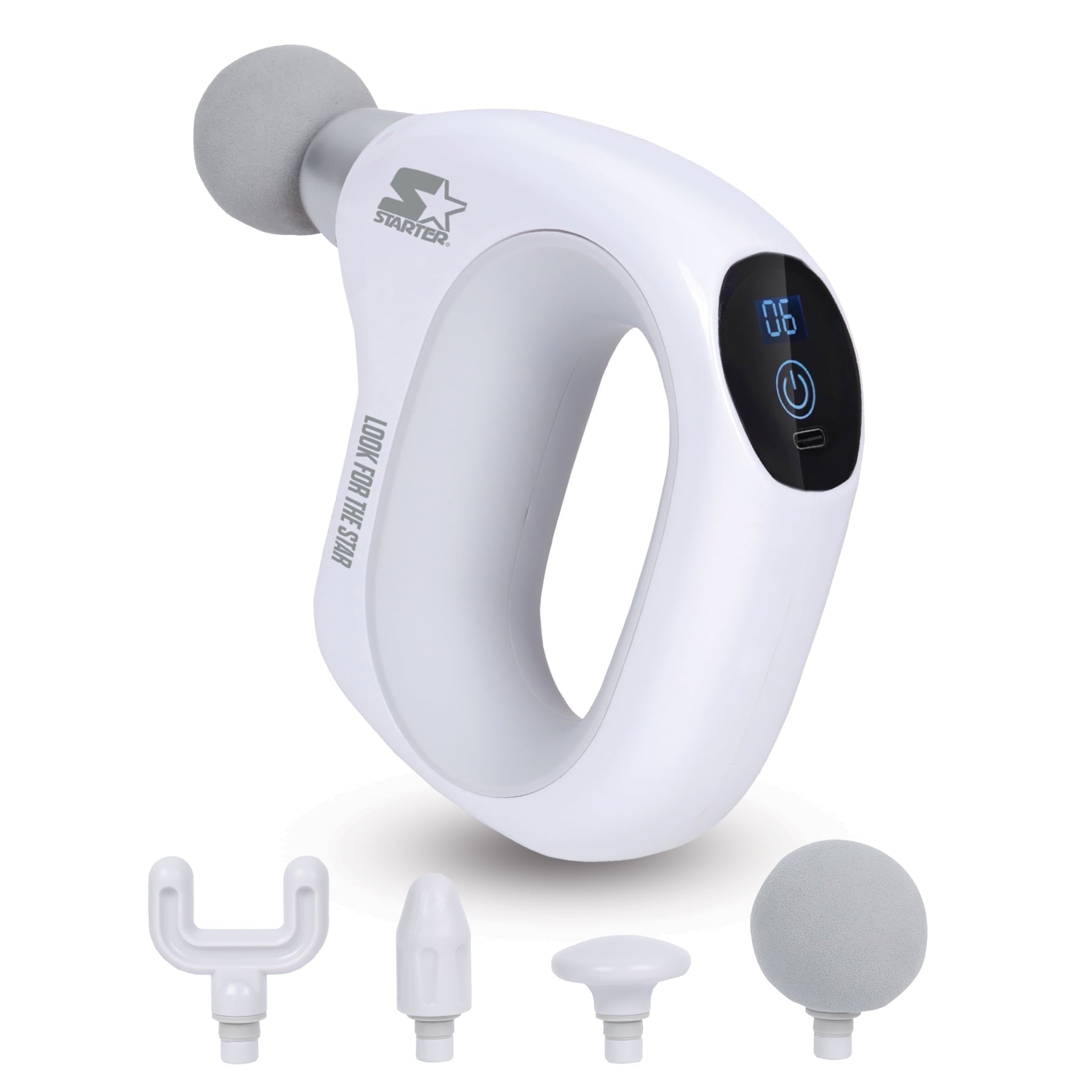 with 4 Versatile Heads, Body & Neck , White