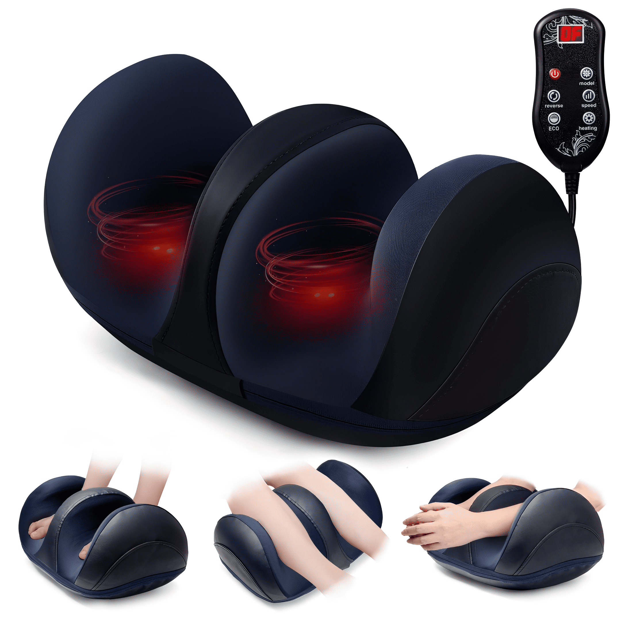 with Heat, Massage and Calf Massage, Deep Kneading Massage, Suitable for Home and Office, Holiday Gifts