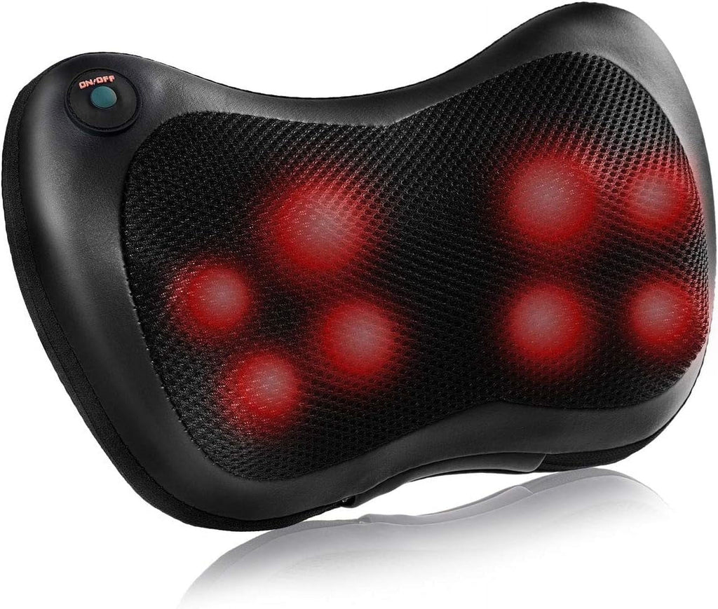 and Neck Massager with Heat, Deep Tisctric Massage Pillow for ,Shoulders,Legs,Foot,Body Musclesue Kneading