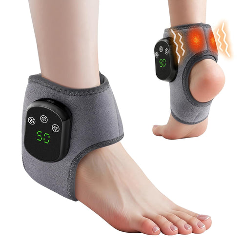 3 Vibration Modes, 5 Heating Levels, Smart Timer and Touch Screen, Foot , Promotes Blood Circulation, Relieves Pain.