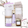 Gift Set - Relaxation Gifts for Women I Get Well Soon Gift Basket with Scented Candle, Bath Bomb, Soap + More, Birthd...