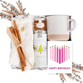 Self-Care Gift Box, Cozy Set with Fluffy Socks, Ceramic Mug, Chai Tea, and Honey, Ideal Spa Gifts for Her , Unique an...