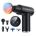 Mini Massage Gun with Heat and Cold, Deep Tissue Messager with 6 Heads, Gifts