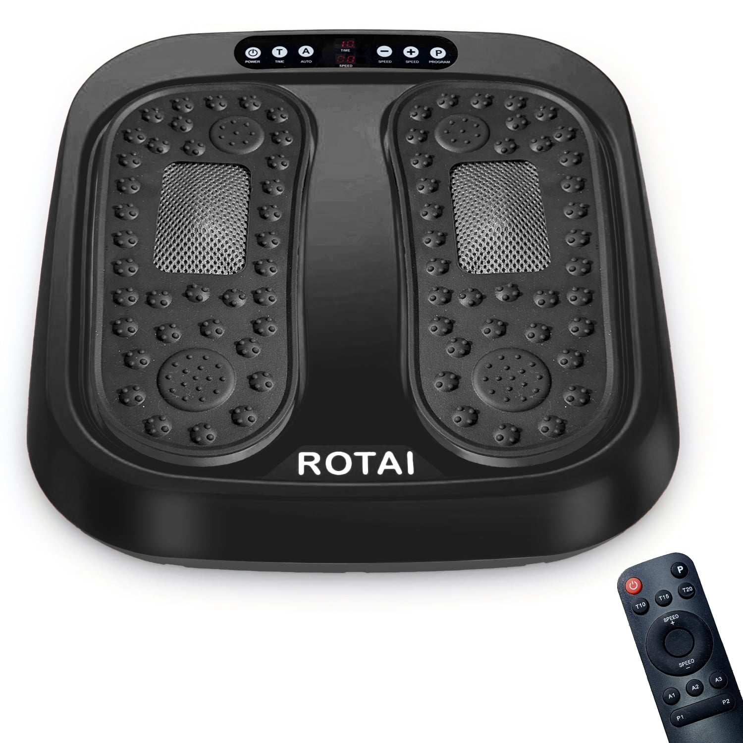Electric Foot Massager Machine, 5 Auto Modes 20 Levels Speed, Remote Control, Deep Kneading Therapy, Gifts for family...