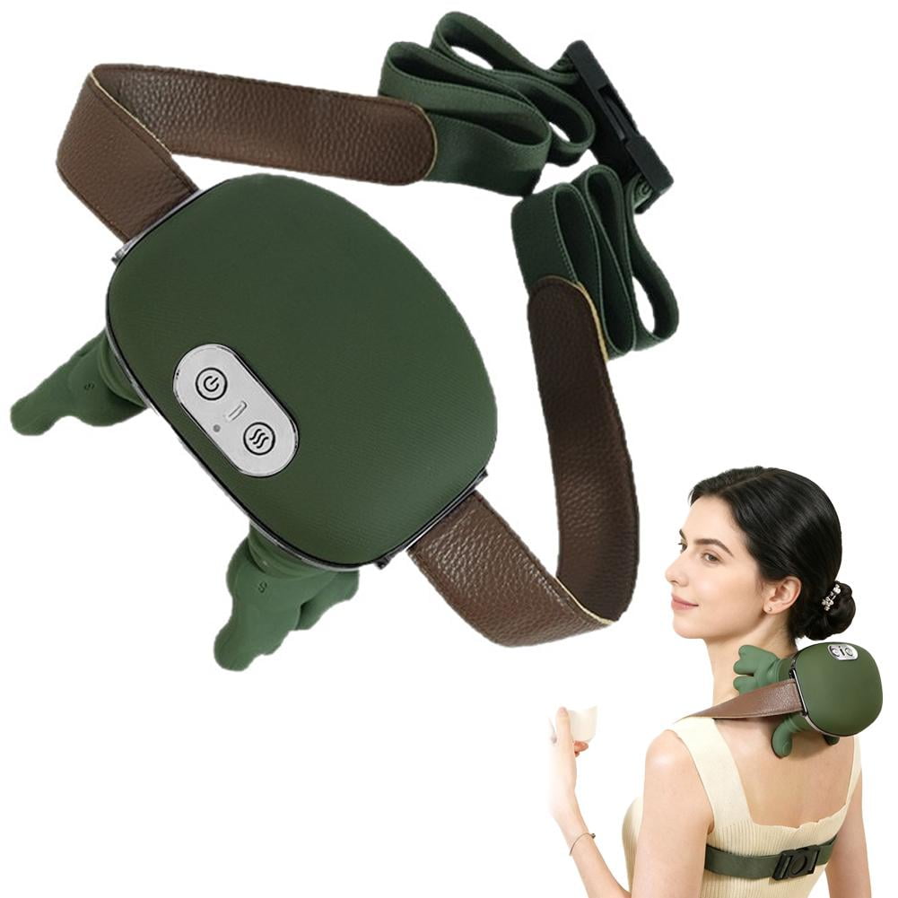 Portable Shiatsu and Shoulder Deep Tissue 4D Kneading Massage Pillow, Simulated Human Hand Design for Muscle Relax Ma... - Image 5