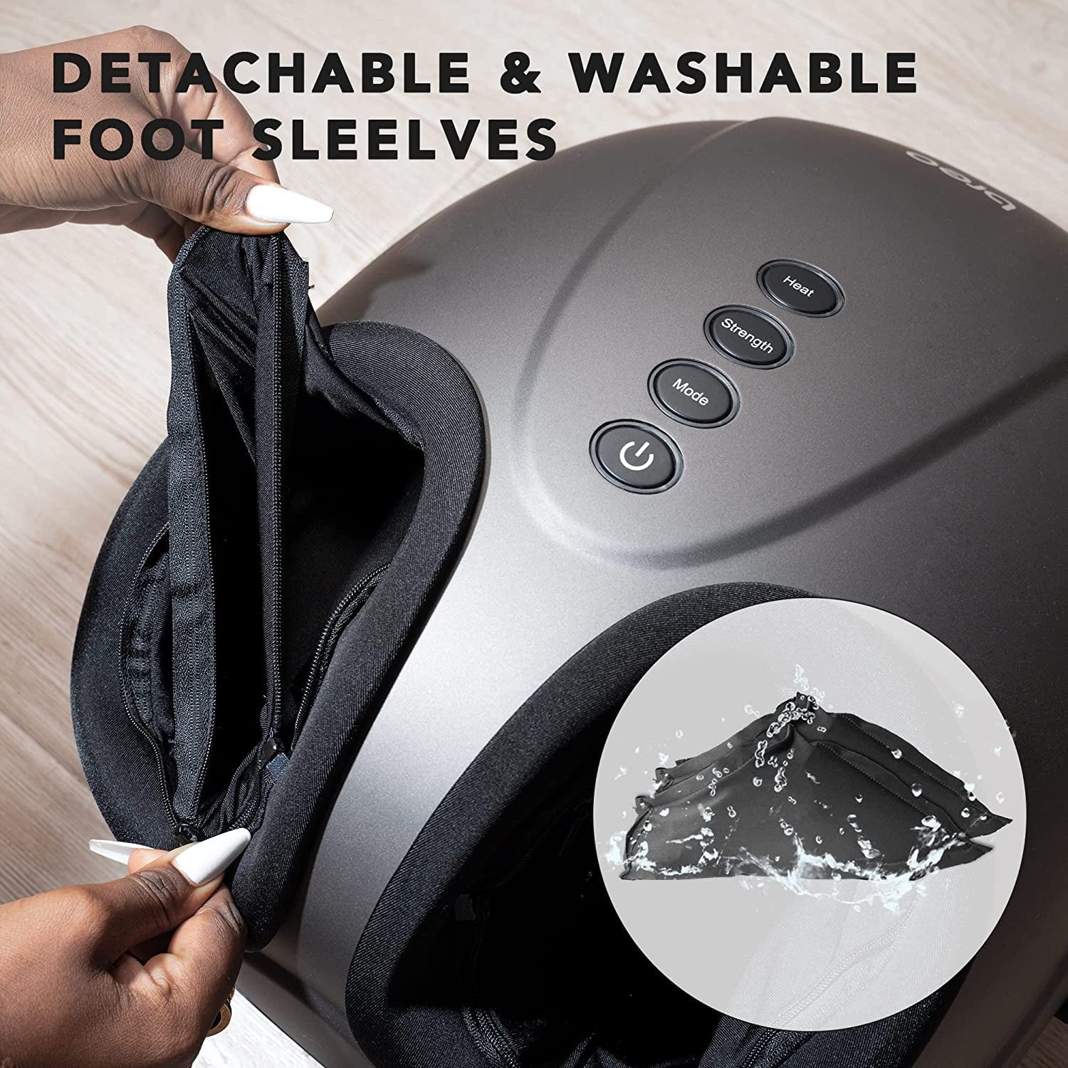 Massager with Heat, Deep Kneading for Plantar Fasciitis, Fits Men Size 12, Gift - Image 5