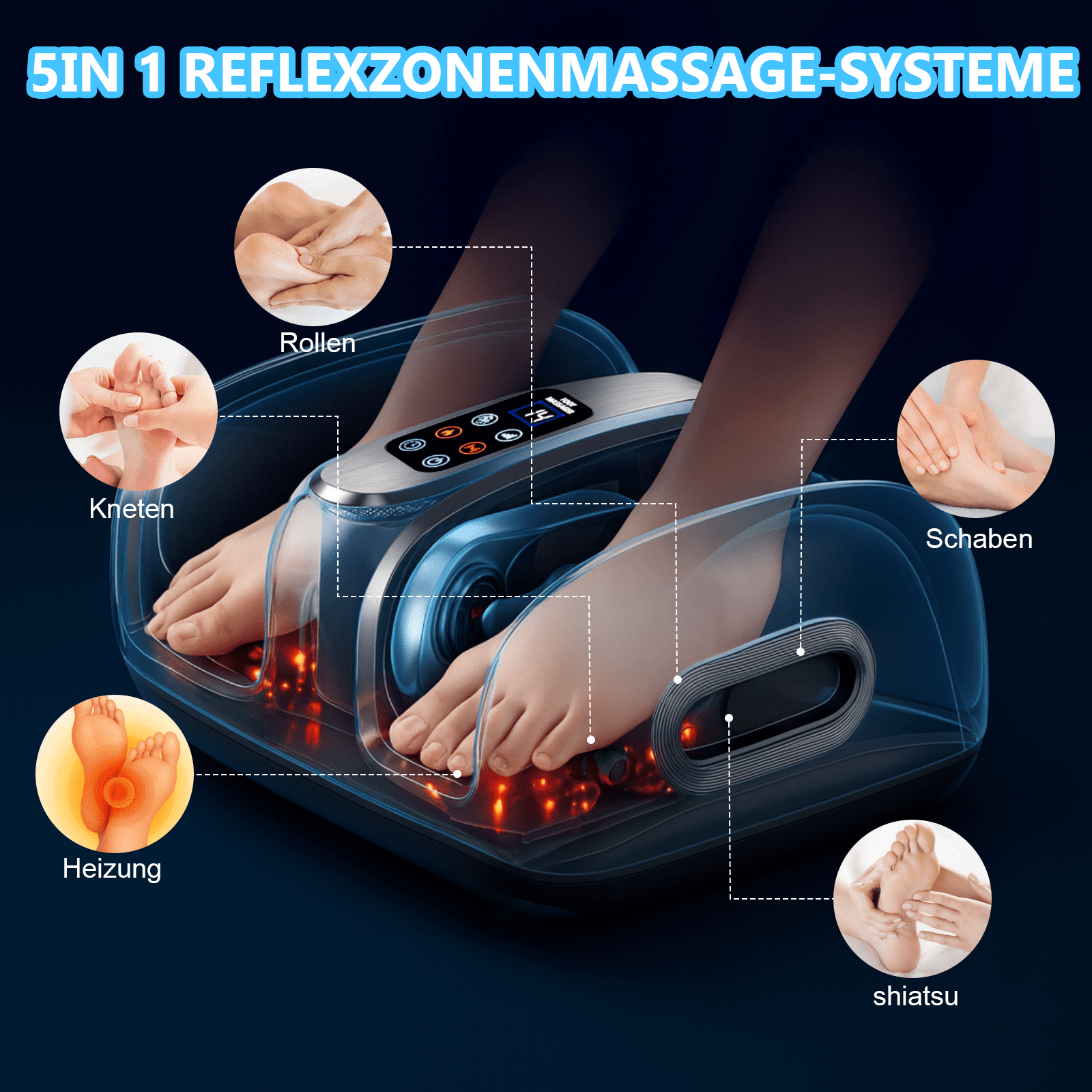 Massager with Heat & Ice Therapy, Eligible, Suitable for Multiple Occasions, Perfect Gift Choice, White - Image 2
