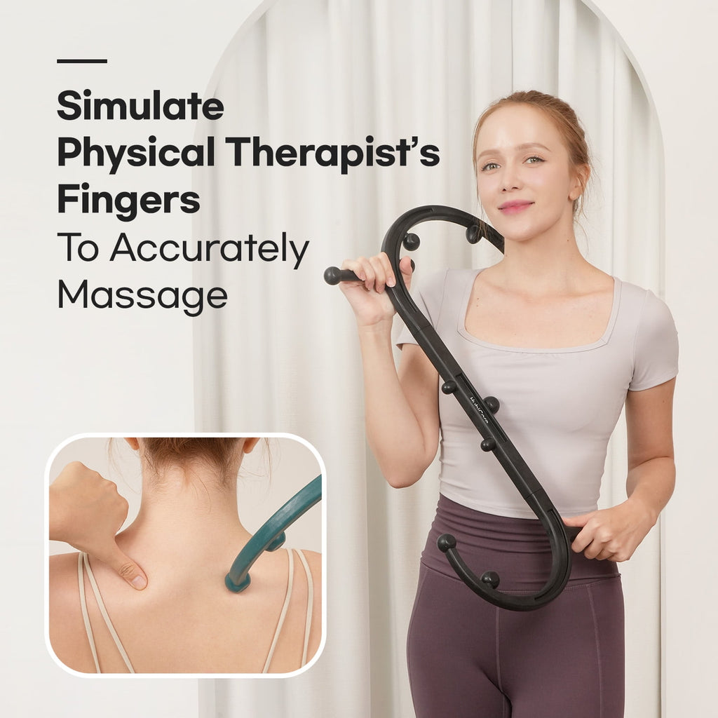 Stick, Trigger Point Cane, Body Deep Tissue, Handheld Back, Neck, Shoulder, Leg and Feet, Muscle Release Tool Self Ho... - Image 2