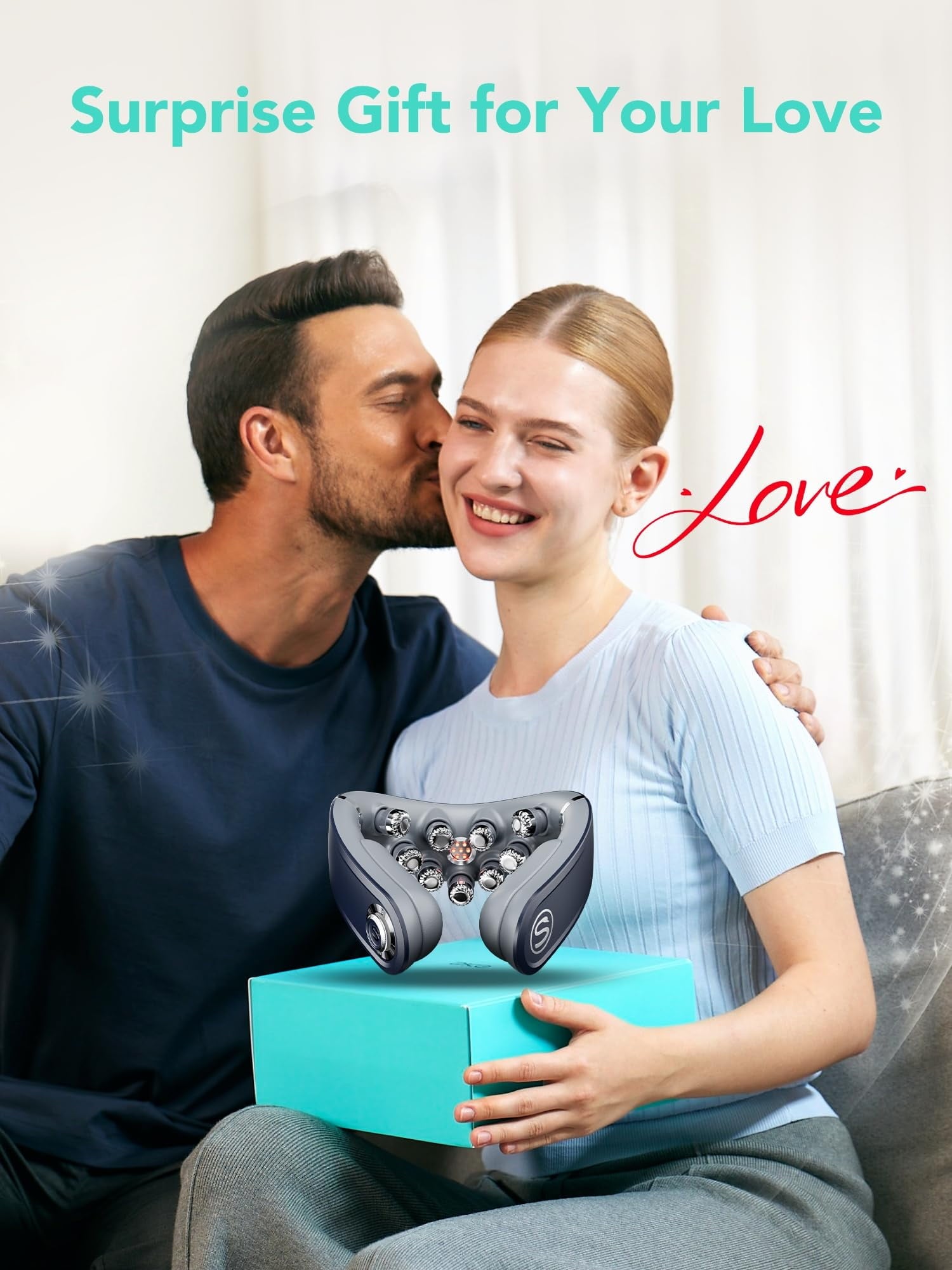 Massager for Pain Relief, 9D Deep Tissue Foldable Electric Massager with Heat & Vibration, Portable Gift for Men & Women - Image 2