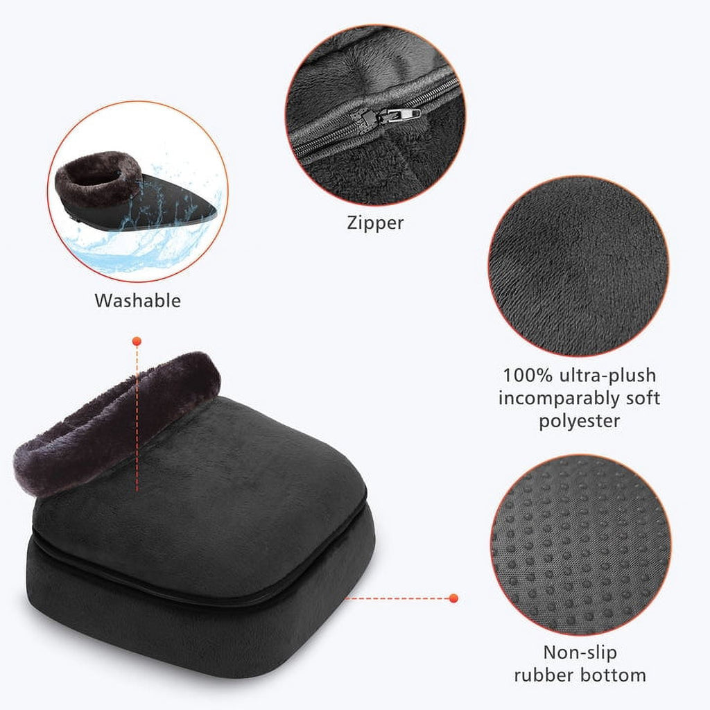 Massager with Heat Feet Warmer Massage Machine Electric Heating Pad for Back, Gift For Women Men - Image 4