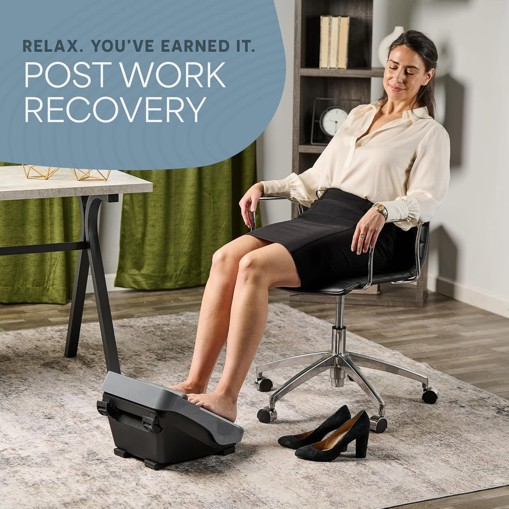 for Neuropathy Electric with Heat, Deep Kneading & Calf Therapy, Reflexology, Blood Circulation, and Relaxation - Gray - Image 3