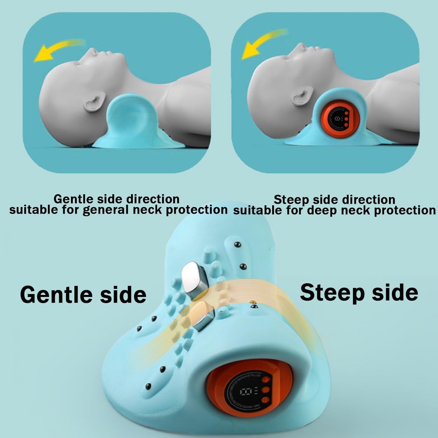 2025 , Top Notch , Shiatsu and Back , Electric 4d and Shoulder with Heat, 26° Angle for Pain Relief Deep Tissue - Image 6