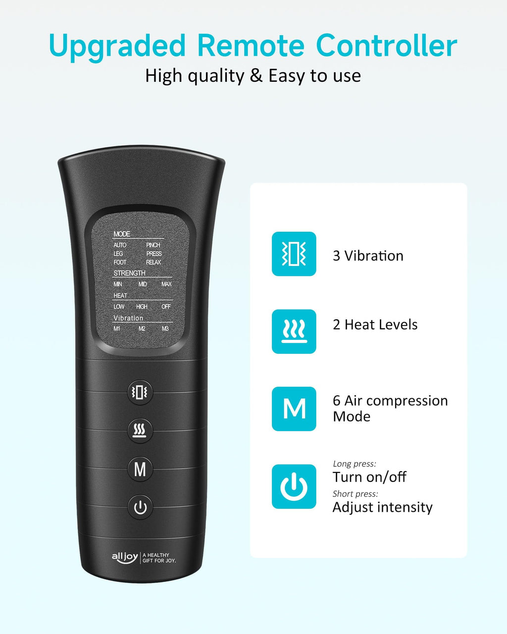 Boots Massager for Circulation and Pain Relief, Air Foot and Calf Massager with Heat - Image 4