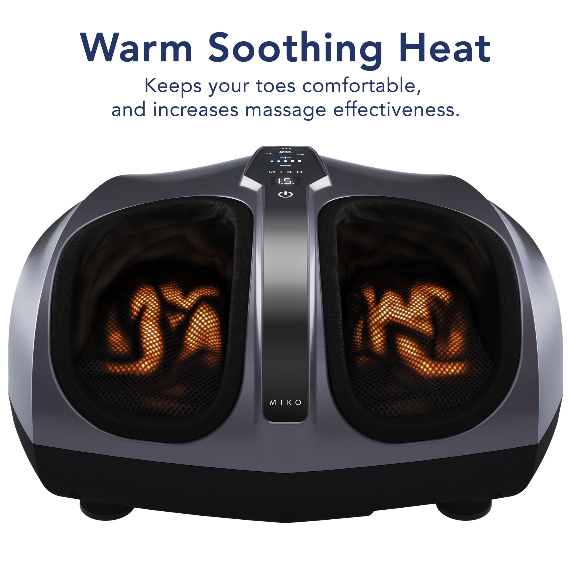 Massager with Heat Kneading and Rolling and Pressure Settings - Remote Control - Image 4
