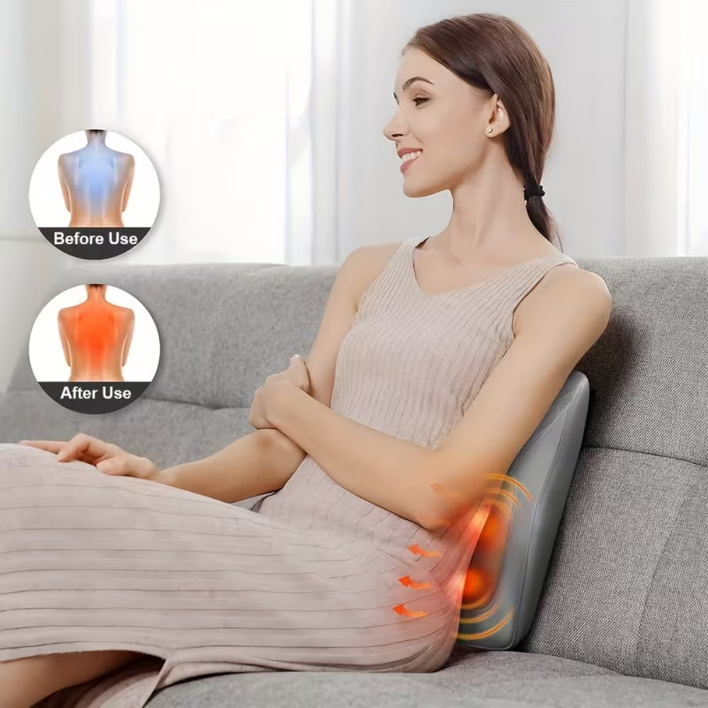 and Shoulder Massager Pillow with 3D Deep Tissue Kneading - Image 5