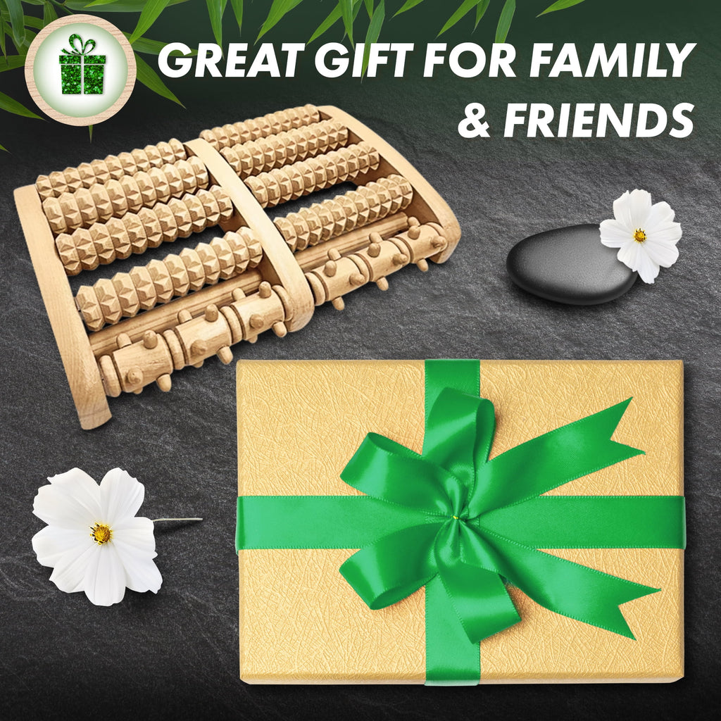 Massager for Plantar Fasciitis Relief Wooden Massage - Image 6
