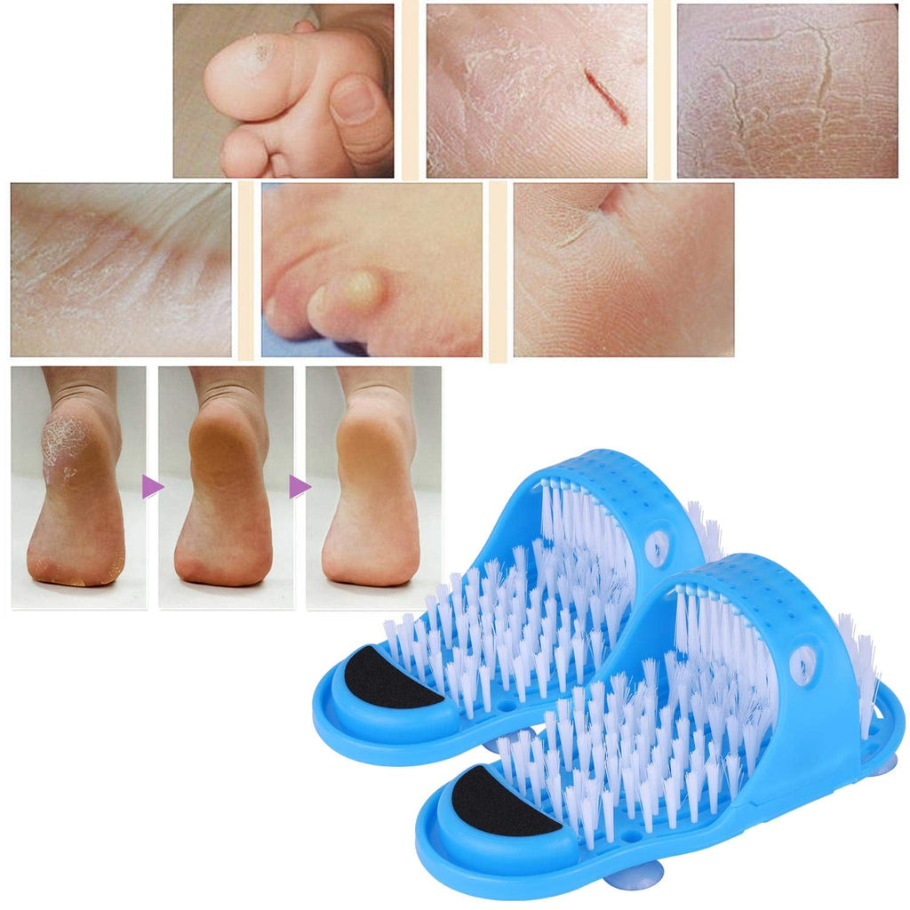Magic Foot Scrubber, Exfoliating Easy Cleaning Brush, Foot Shower Spa Massager Slippers for Unisex Adults - Image 6