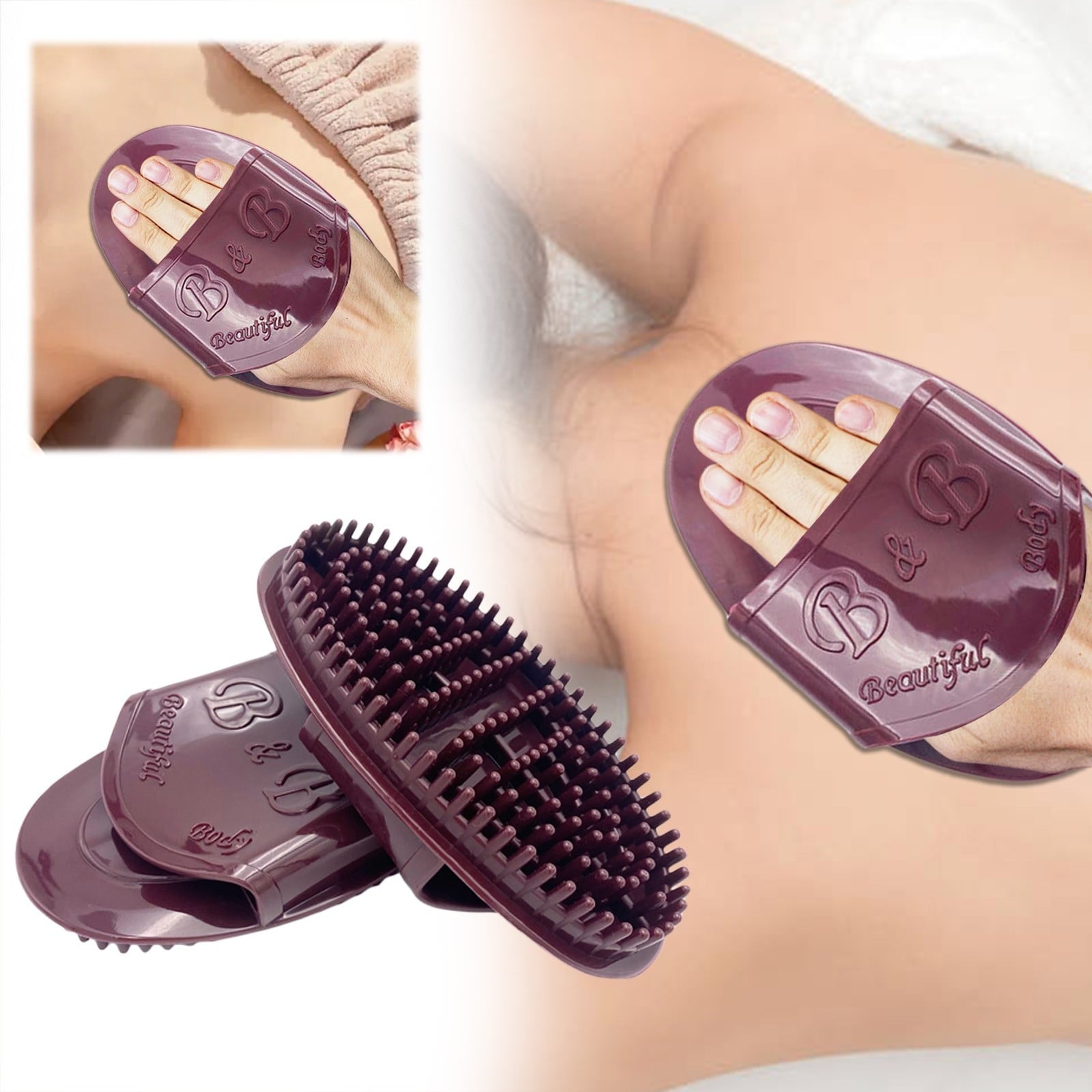2026 Pro Meridian Massage Brush Set - Full Body & Scalp Acupressure Tool for Head-to-Toe Relaxation - Salon Quality C... - Image 2