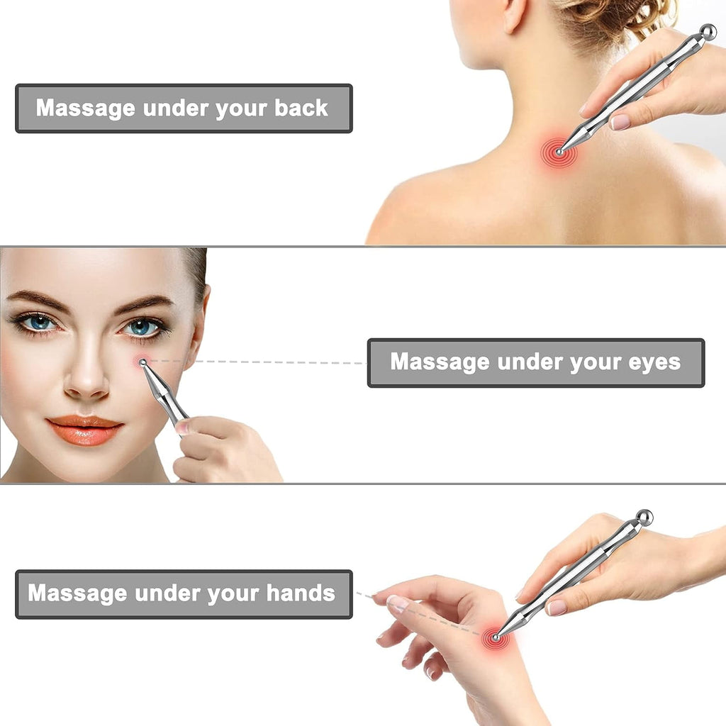 Reflexology Tools Stainless Steel, Trigger Point Massager Tool, Deep Tissue Massage Tool - Image 4
