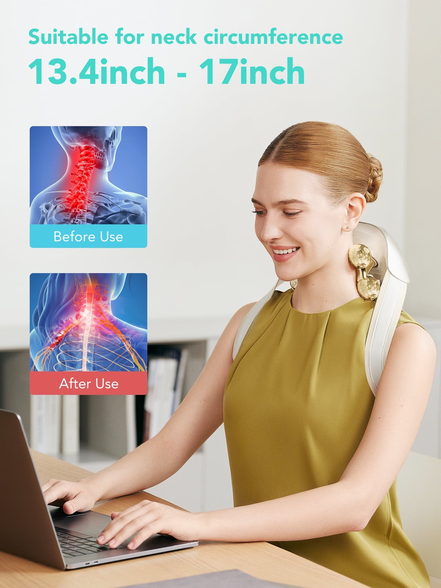 for Pain Relief Deep Tissue Eligible Shiatsu with Heat, for and Shoulder H7 Ultra E - Image 6