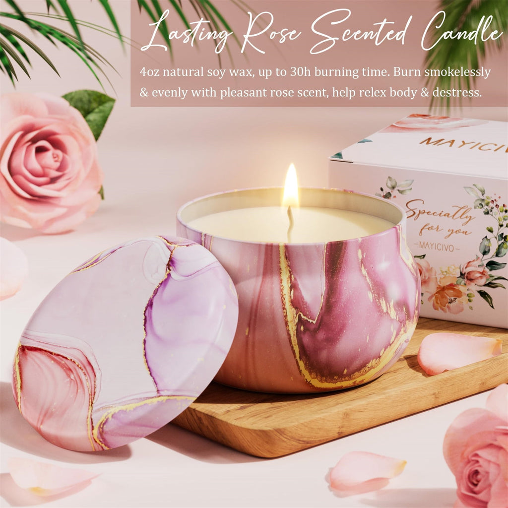for Women, Self Care s Get Well Soon s, Rose Relaxing Spa Bath s Sets with Flannel Blanket, Unique Mothers Day s for ... - Image 6