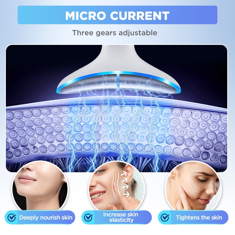 Removal Tool, Beauty Device with 3 Massage Modes,Double Chin Reducer Skin Rejuvenation Lift Beauty Device for Skin Care - Image 5