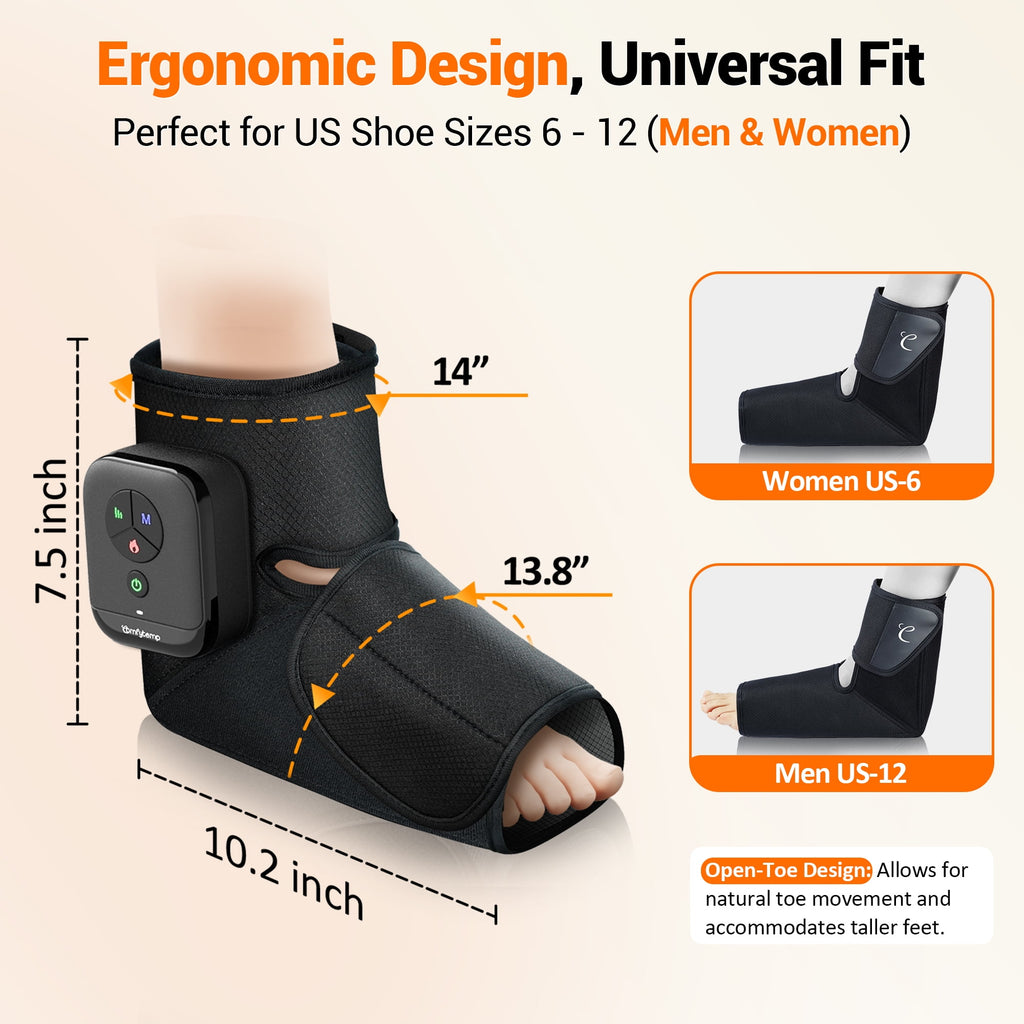 Massager with Heat, Rechargeable Air Compression Boots, One Size, Unisex - Image 2