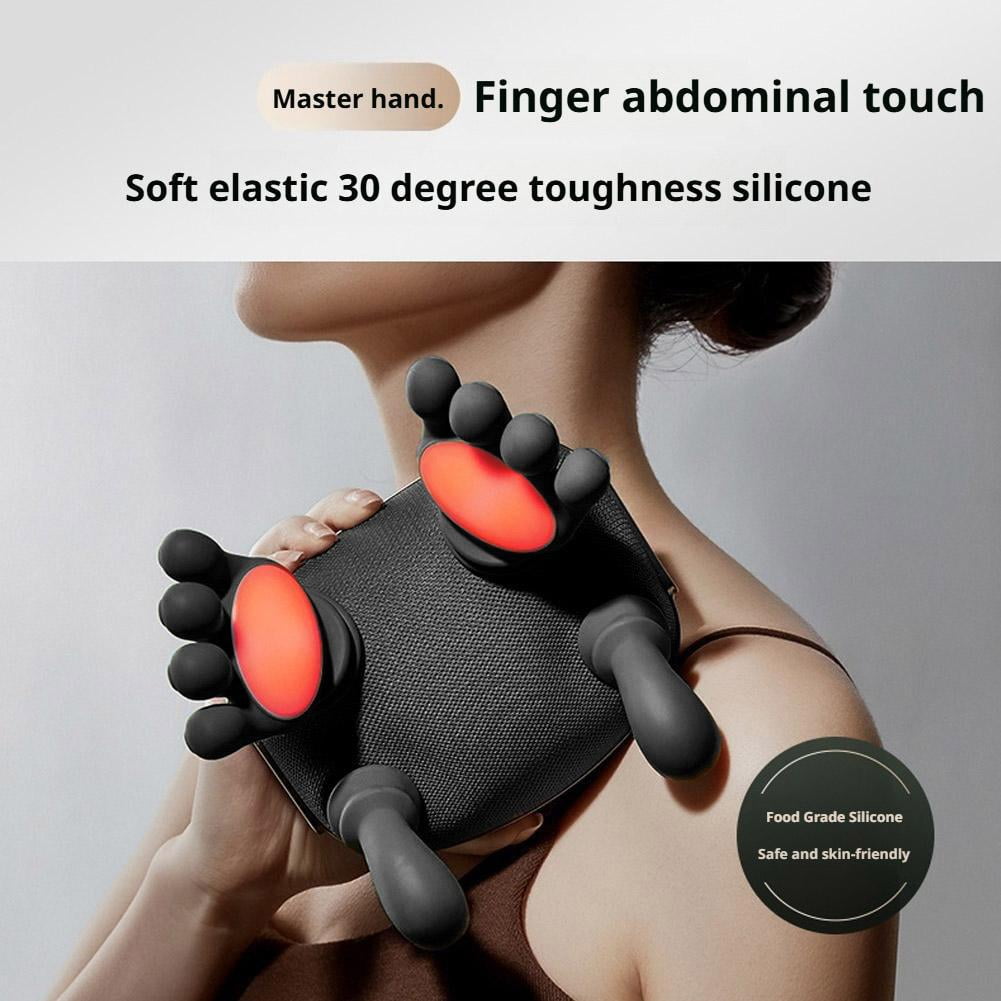 with Hands, Bionic Back and Shoulder with Heat, Portable Electric Heated Shiatsu with Simulated Hand Design for - Image 4