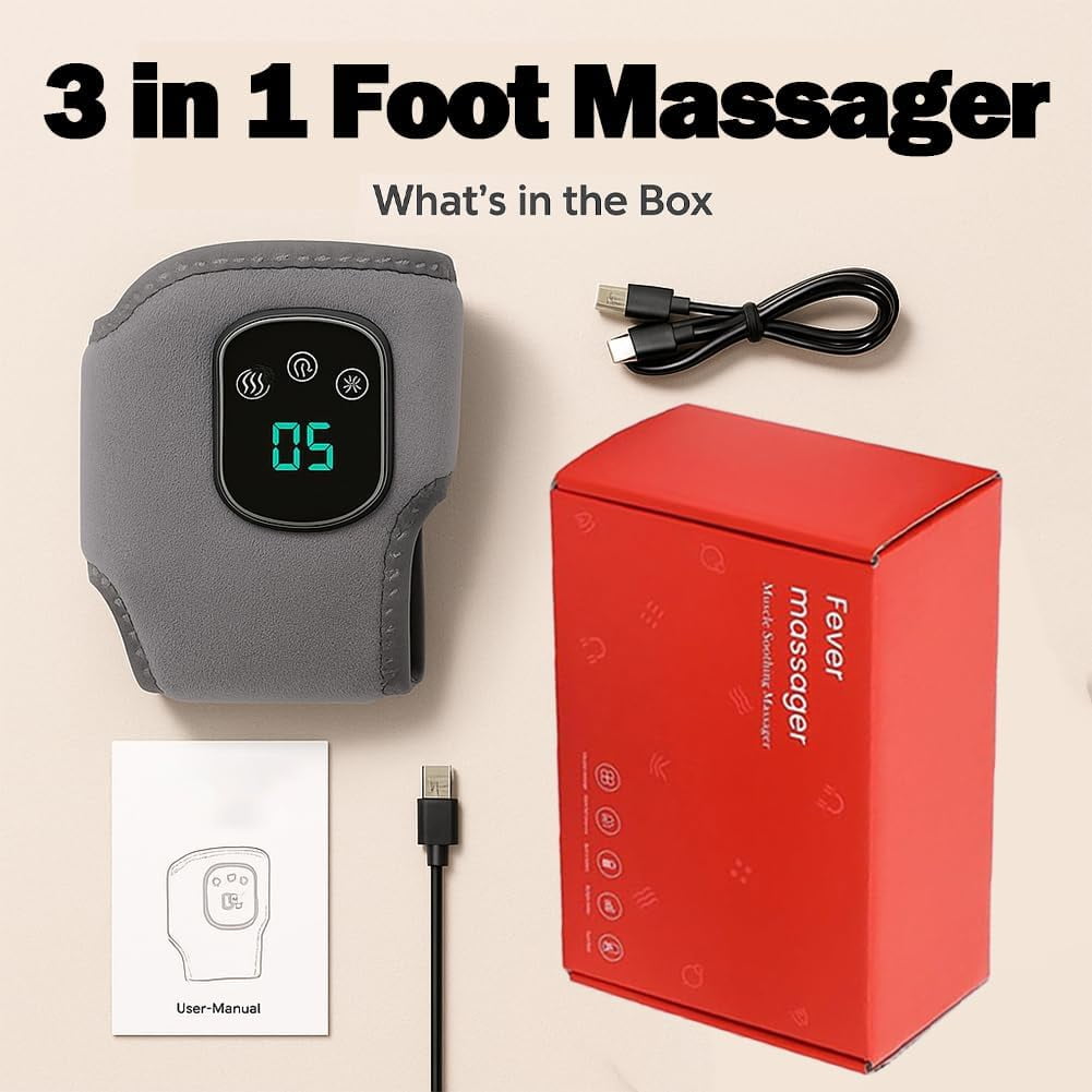 2026 new Vita Feet Relief, Triple Therapy Foot Massager, 3-Speed Vibration & 5-Temperature Settings,for Home/Office/T... - Image 6